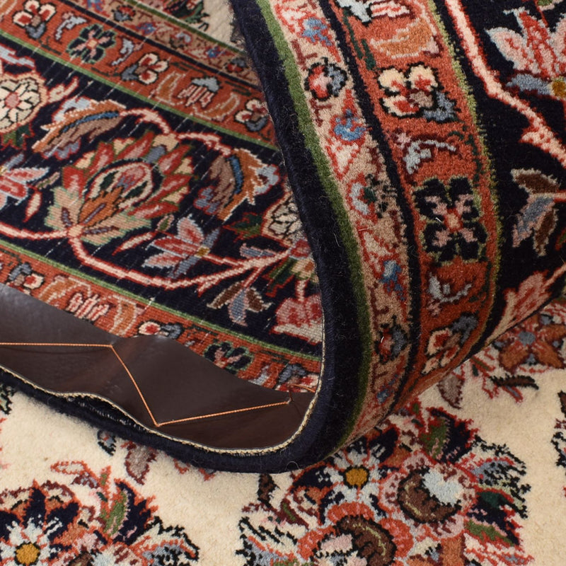 Persisk matta - Bijar - 203 x 149 cm - mörk beige