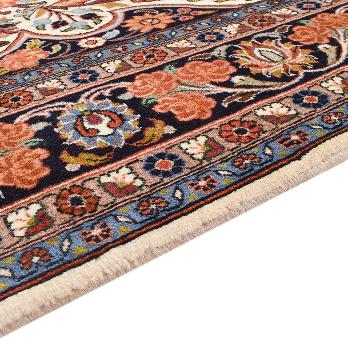 Persisk matta - Bijar - 248 x 179 cm - beige