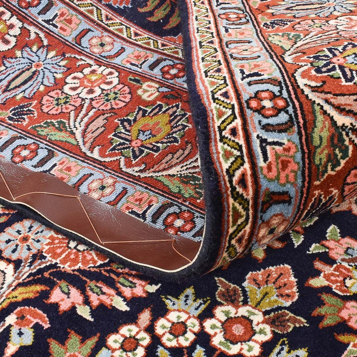 Persisk matta - Bijar - 230 x 173 cm - mörkblå