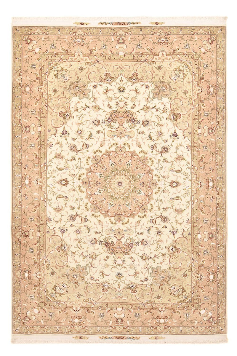 Persisk matta - Tabriz - Royal - 298 x 203 cm - ljusbeige