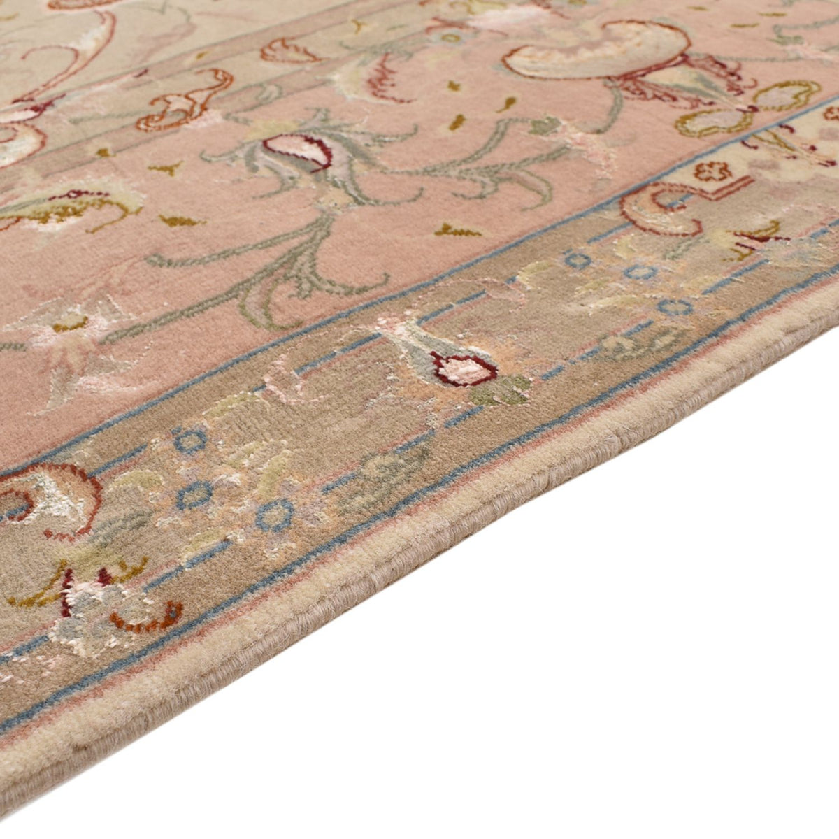 Persisk matta - Tabriz - Royal - 298 x 203 cm - ljusbeige