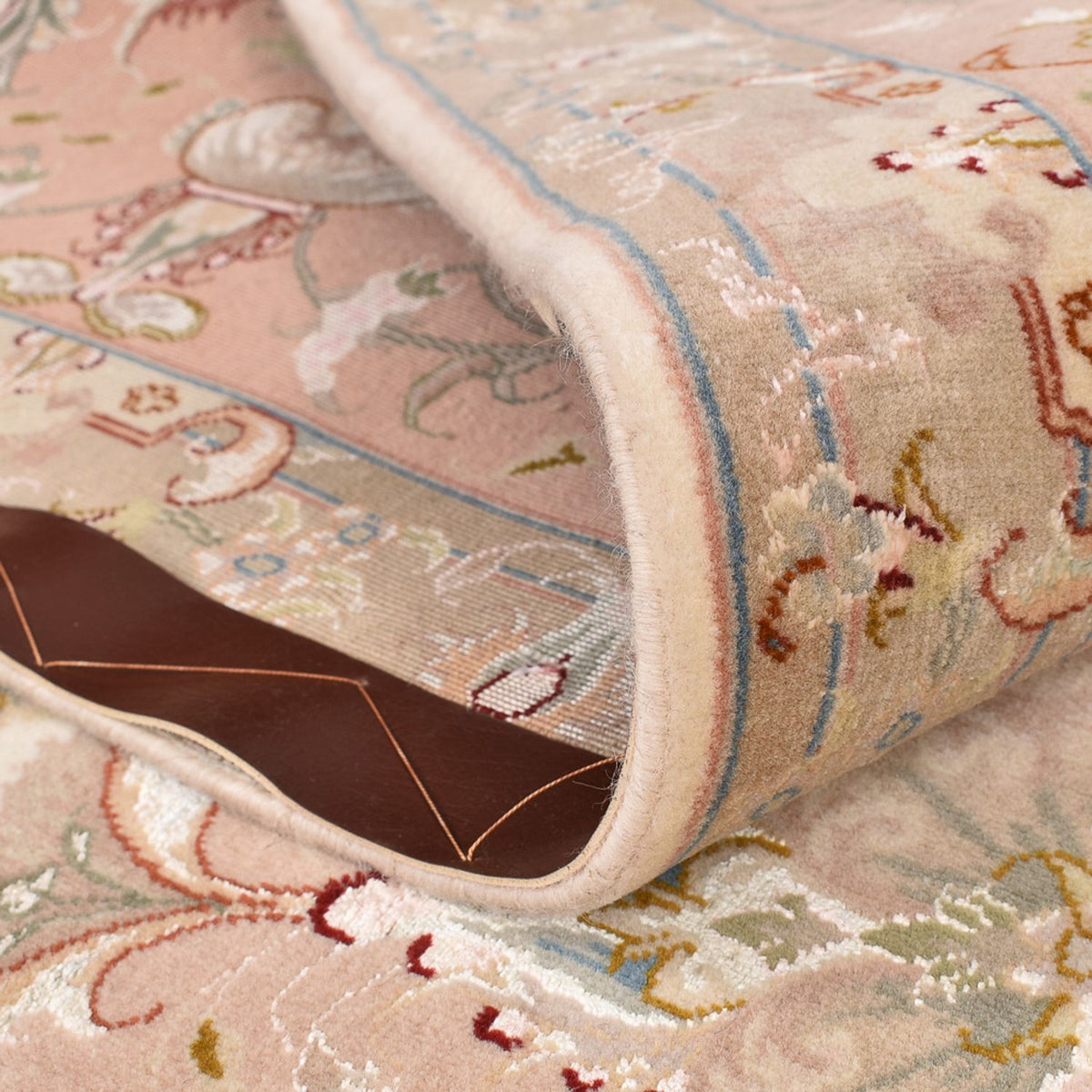 Persisk matta - Tabriz - Royal - 298 x 203 cm - ljusbeige