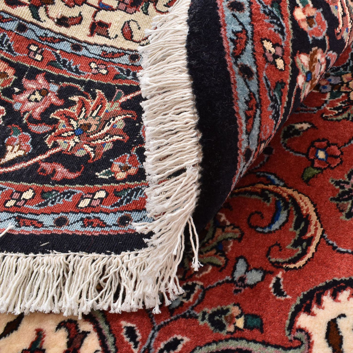 Persisk matta - Bijar runt  - 150 x 150 cm - röd