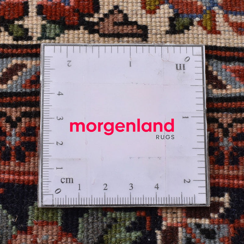 Persisk matta - Bijar - 206 x 146 cm - grädde