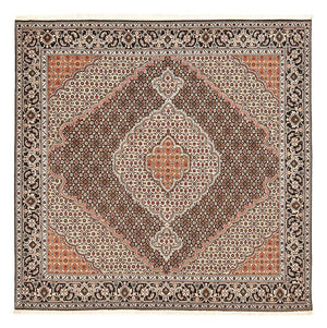 Persisk matta - Tabriz - Royal kvadrat  - 202 x 198 cm - brun
