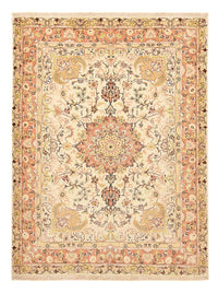 Persisk matta - Tabriz - Royal - 210 x 153 cm - ljusbeige