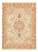 Persisk matta - Tabriz - Royal - 210 x 153 cm - ljusbeige