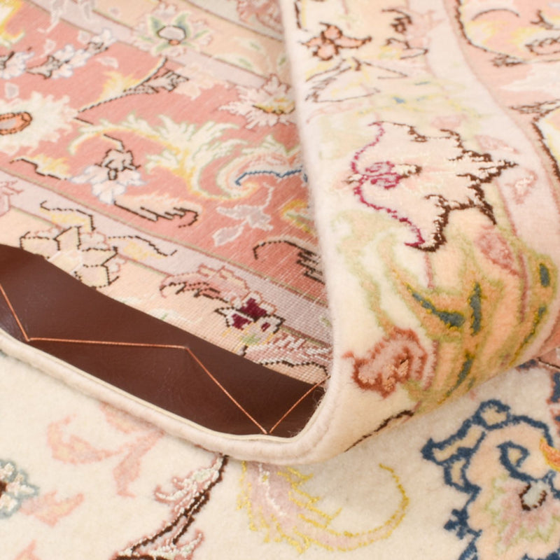 Persisk matta - Tabriz - Royal - 210 x 153 cm - ljusbeige