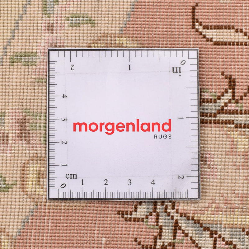 Persisk matta - Tabriz - Royal runt  - 150 x 150 cm - beige