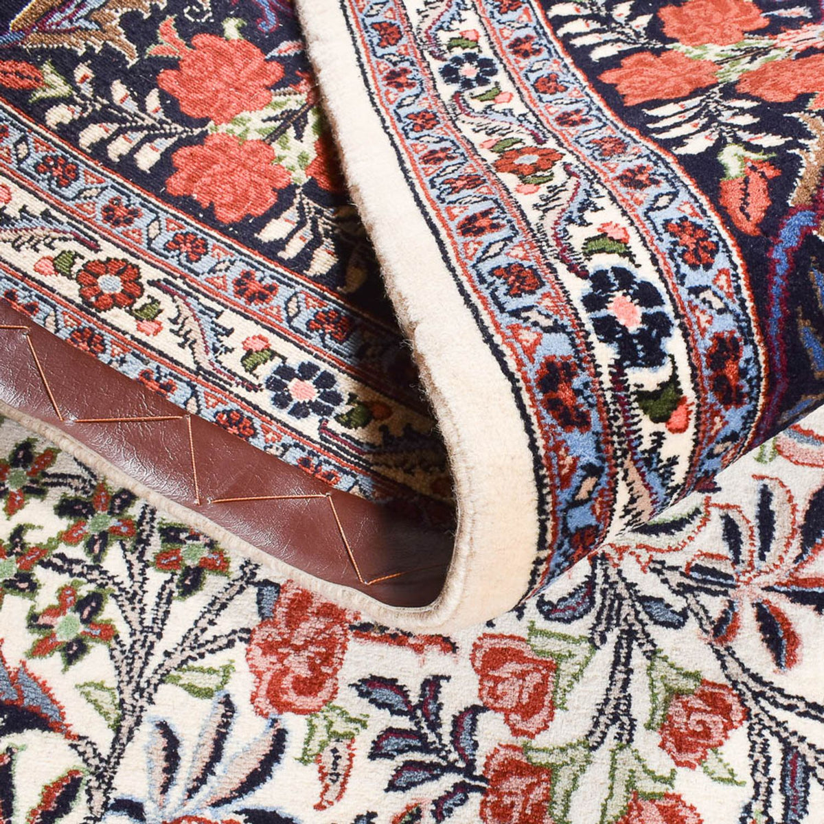 Persisk matta - Bijar - 318 x 203 cm - grädde