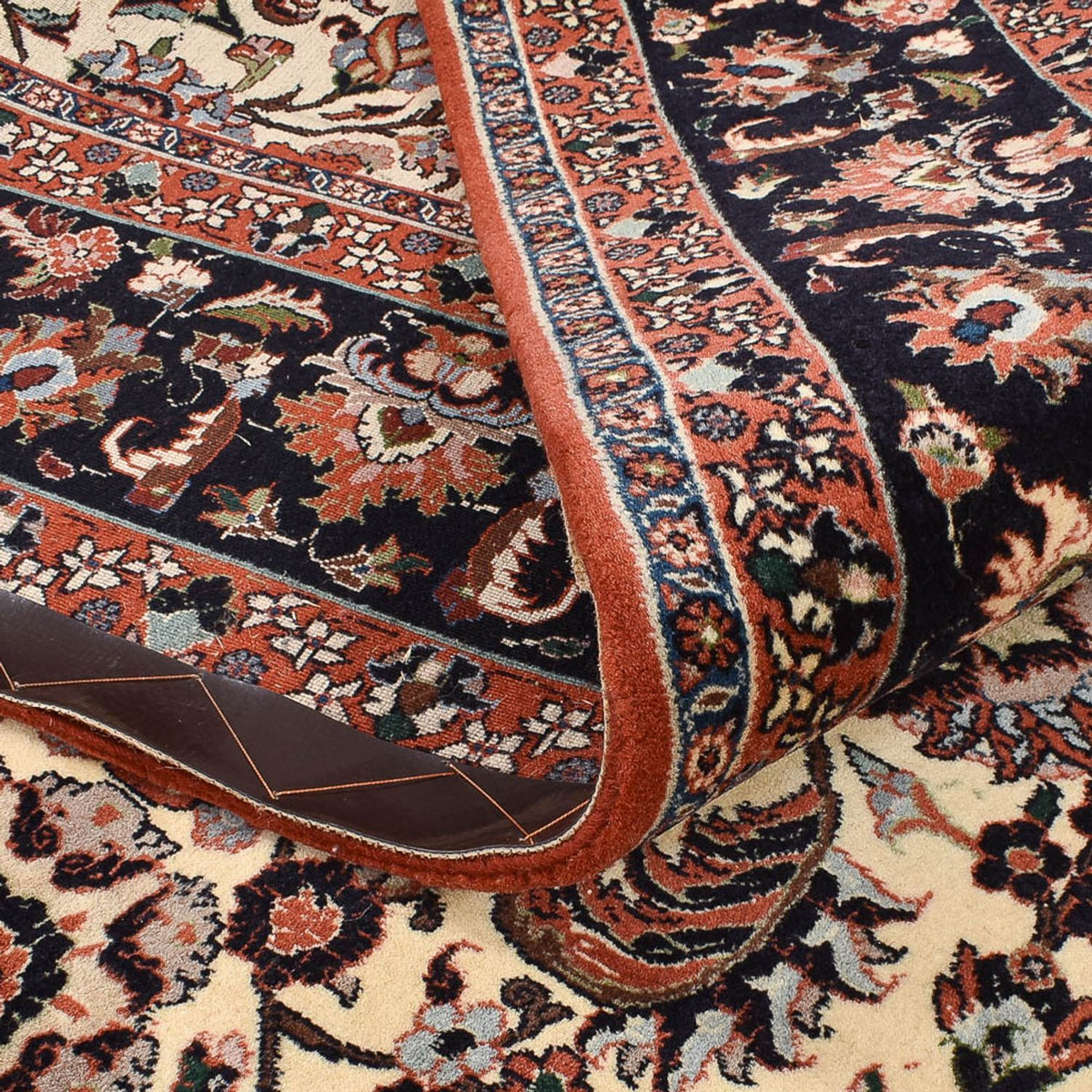 Persisk matta - Bijar - 292 x 204 cm - grädde