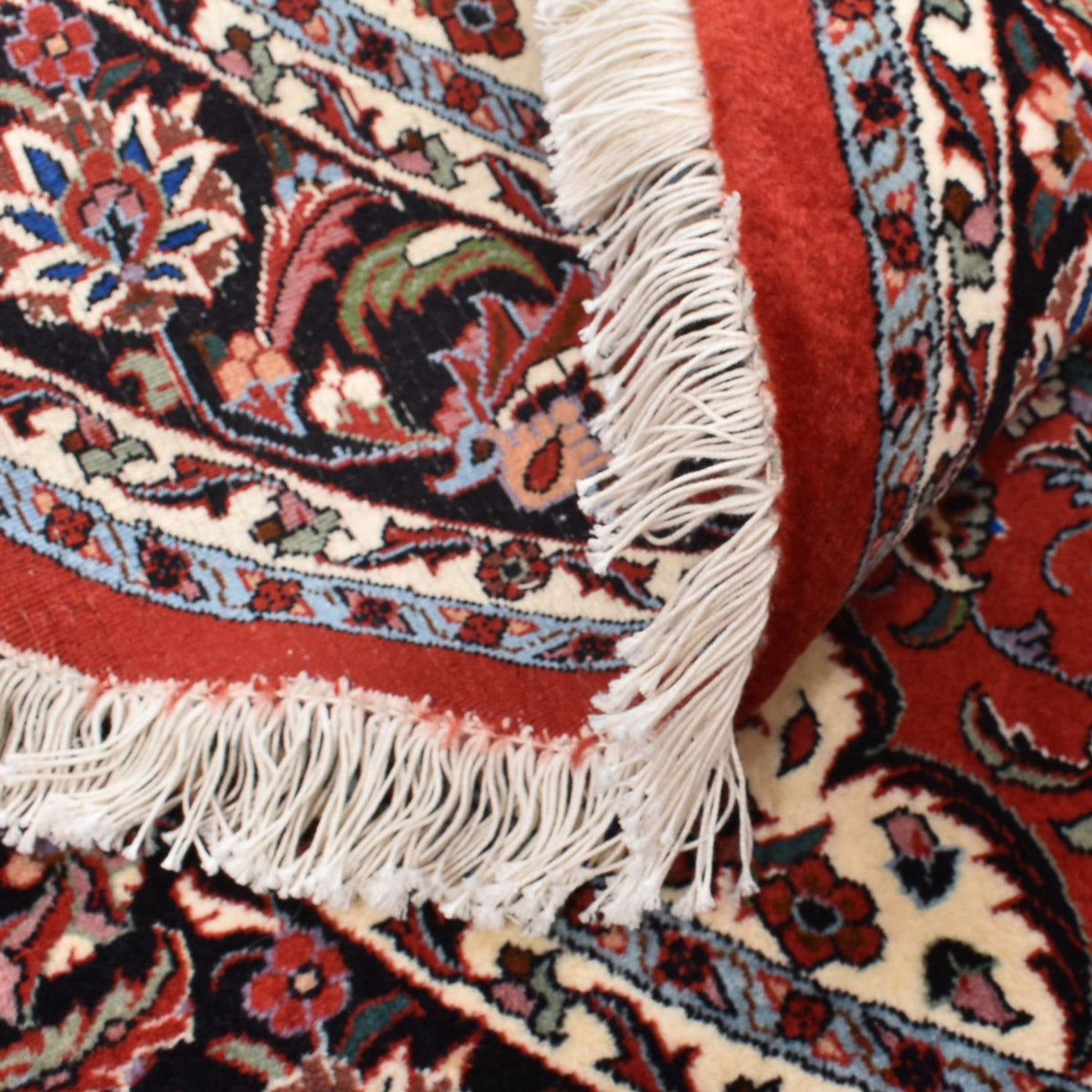 Persisk matta - Bijar runt  - 145 x 145 cm - röd