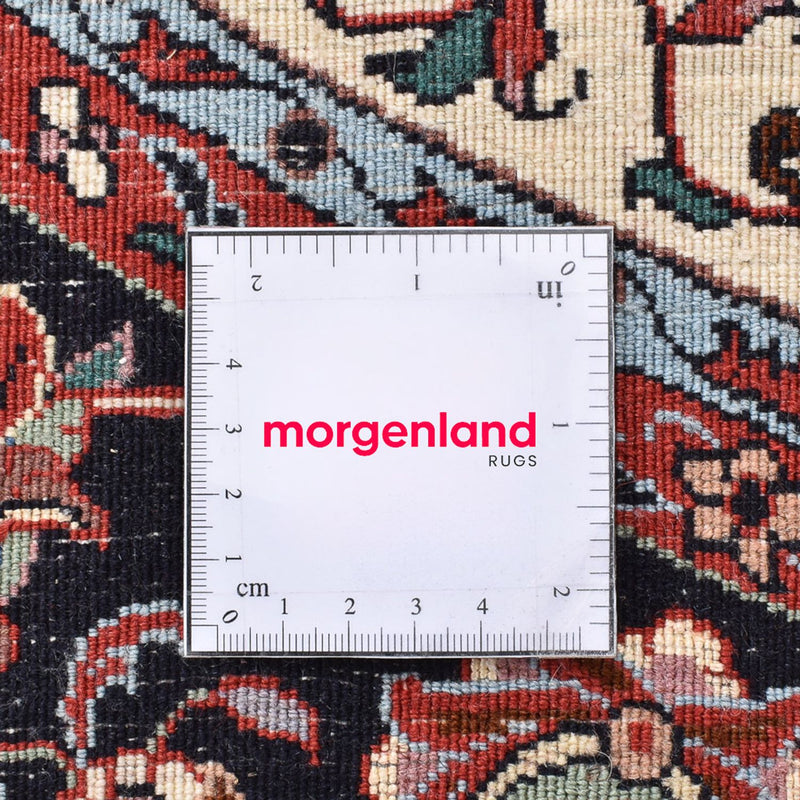 Persisk matta - Bijar runt  - 154 x 154 cm - röd