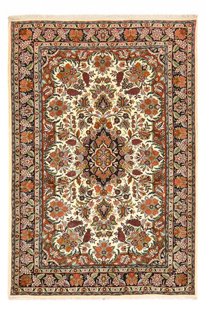Persisk matta - Bijar - 210 x 140 cm - ljusbeige