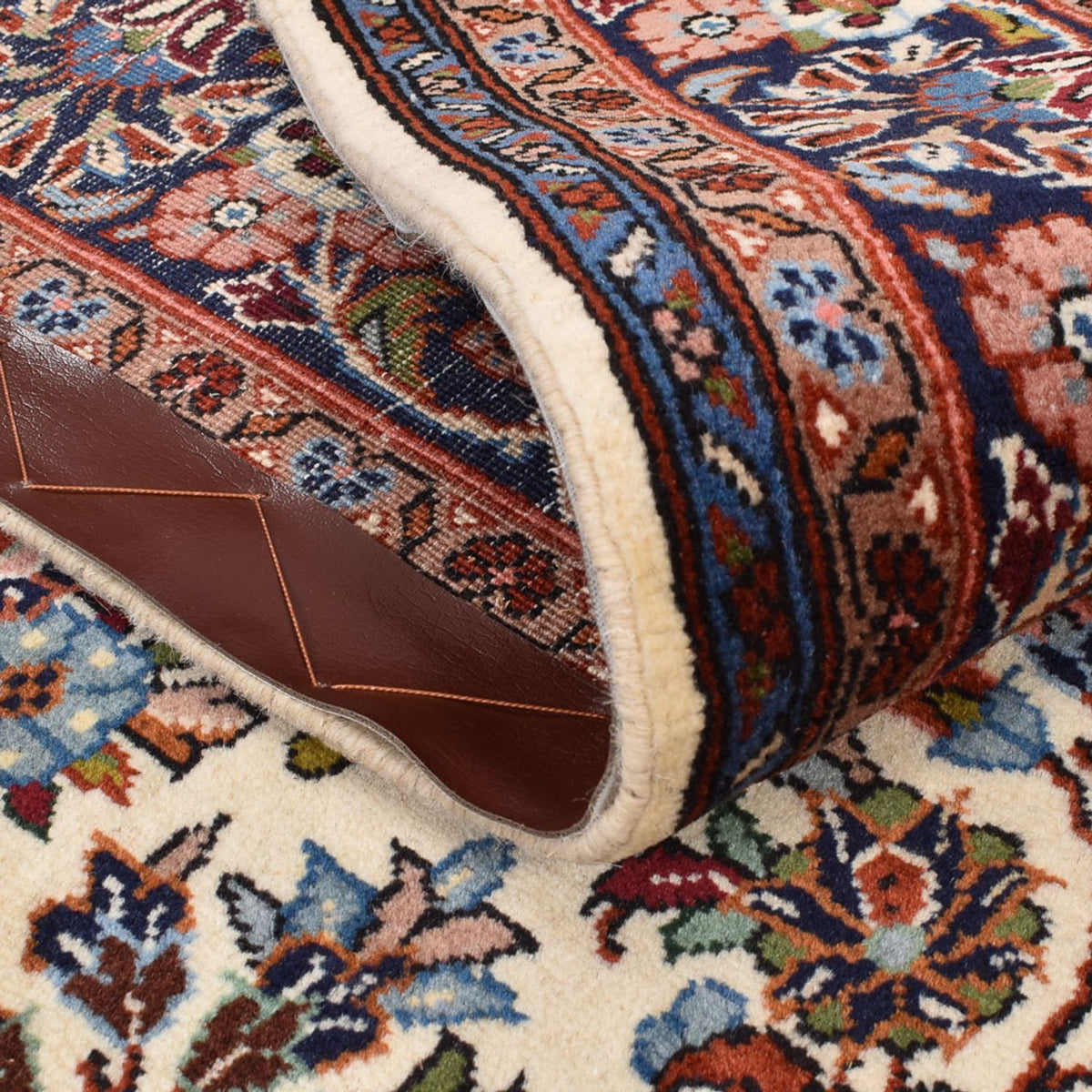 Persisk matta - Bijar - 226 x 135 cm - grädde