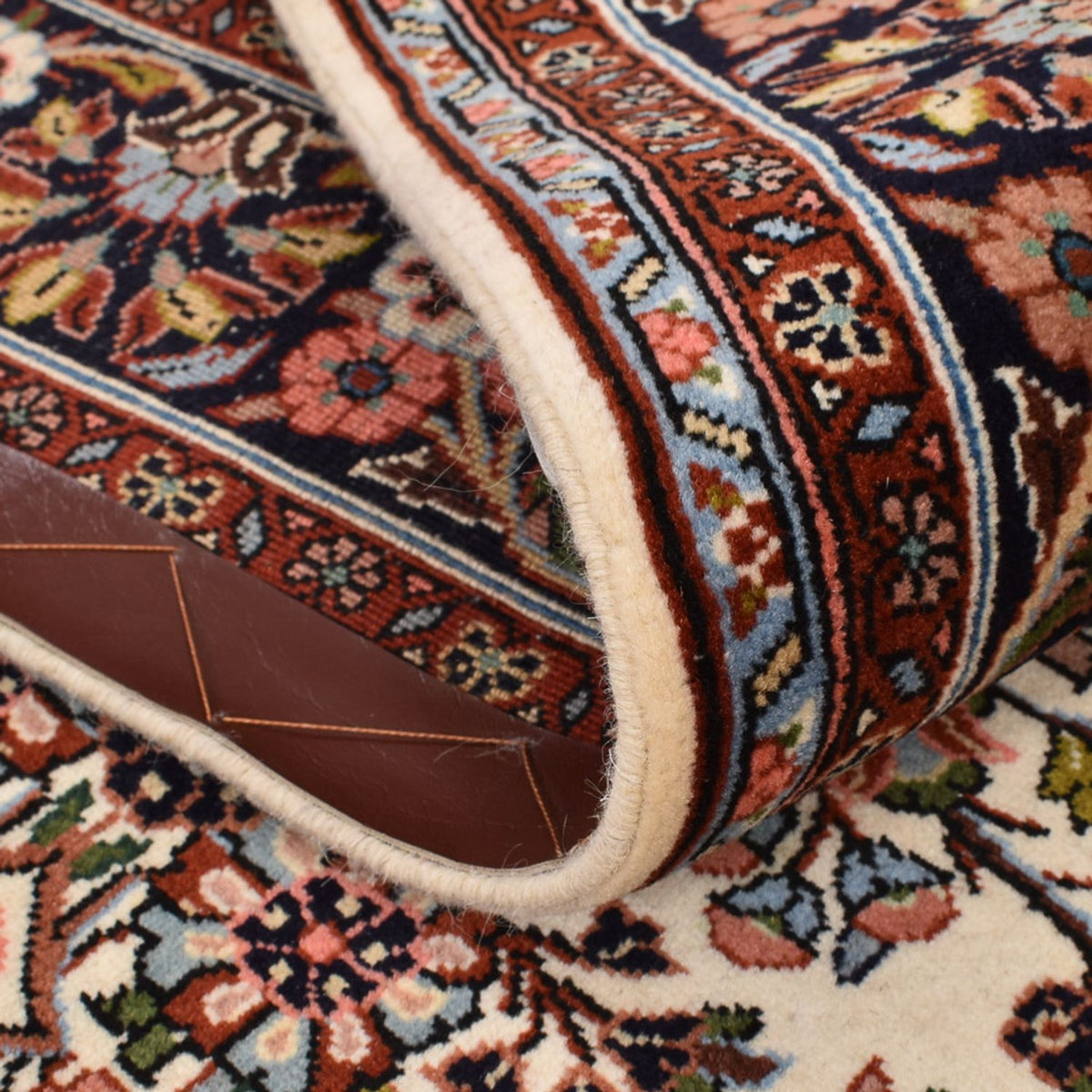 Persisk matta - Bijar - 213 x 135 cm - grädde