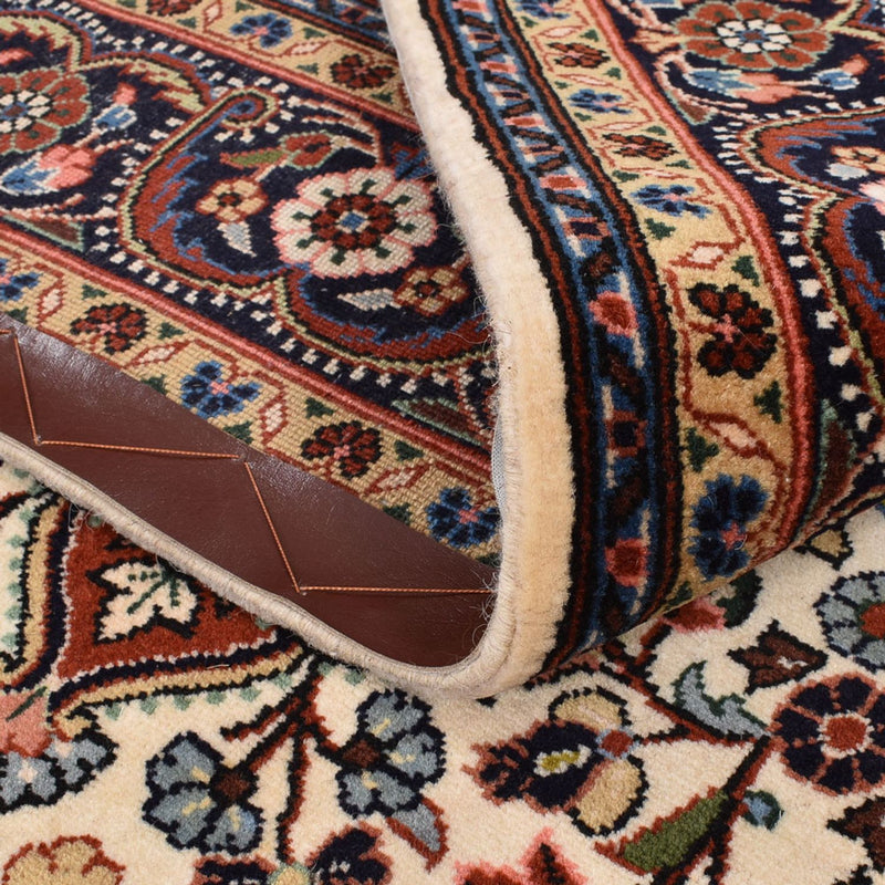 Persisk matta - Bijar - 215 x 137 cm - grädde