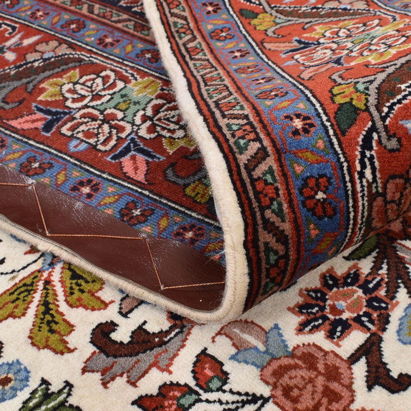 Persisk matta - Bijar - 219 x 136 cm - grädde