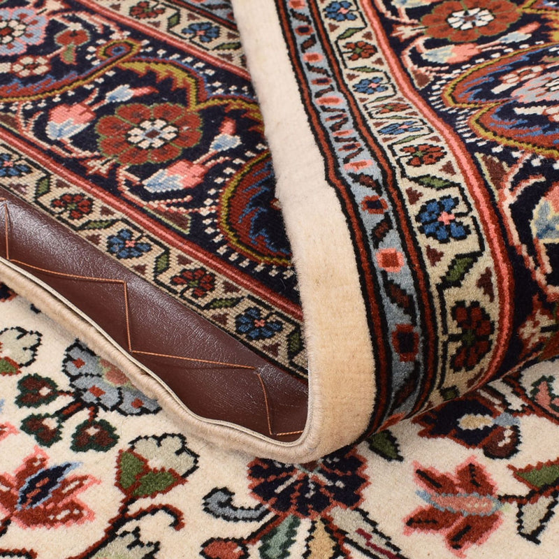 Persisk matta - Bijar - 214 x 140 cm - grädde