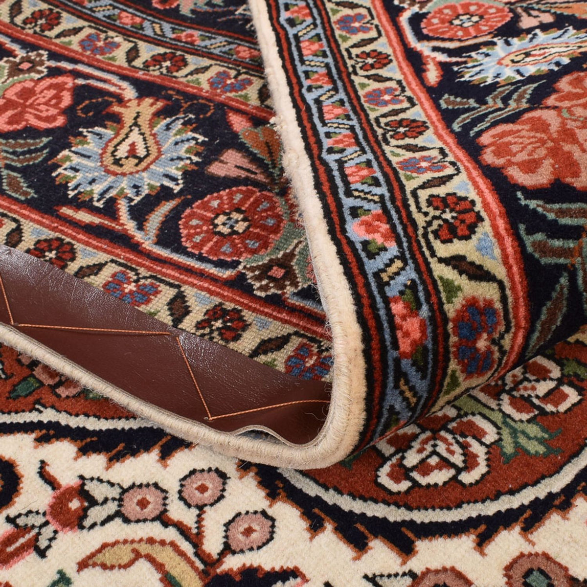 Persisk matta - Bijar - 218 x 139 cm - grädde