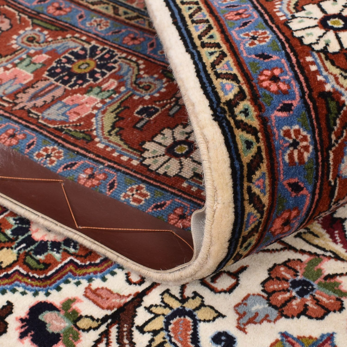 Persisk matta - Bijar - 208 x 136 cm - grädde