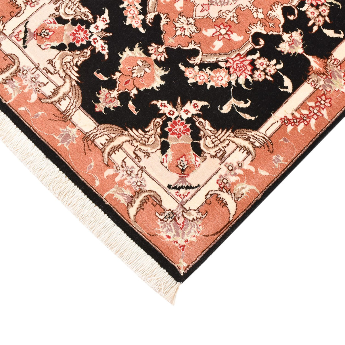 Persisk matta - Tabriz - Royal - 88 x 60 cm - mörkblå