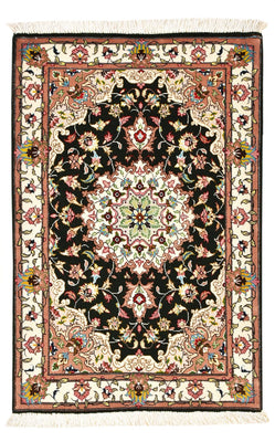 Persisk matta - Tabriz - Royal - 90 x 60 cm - mörkblå