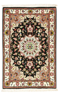 Persisk matta - Tabriz - Royal - 90 x 60 cm - mörkblå