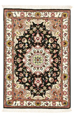 Persisk matta - Tabriz - Royal - 90 x 60 cm - mörkblå