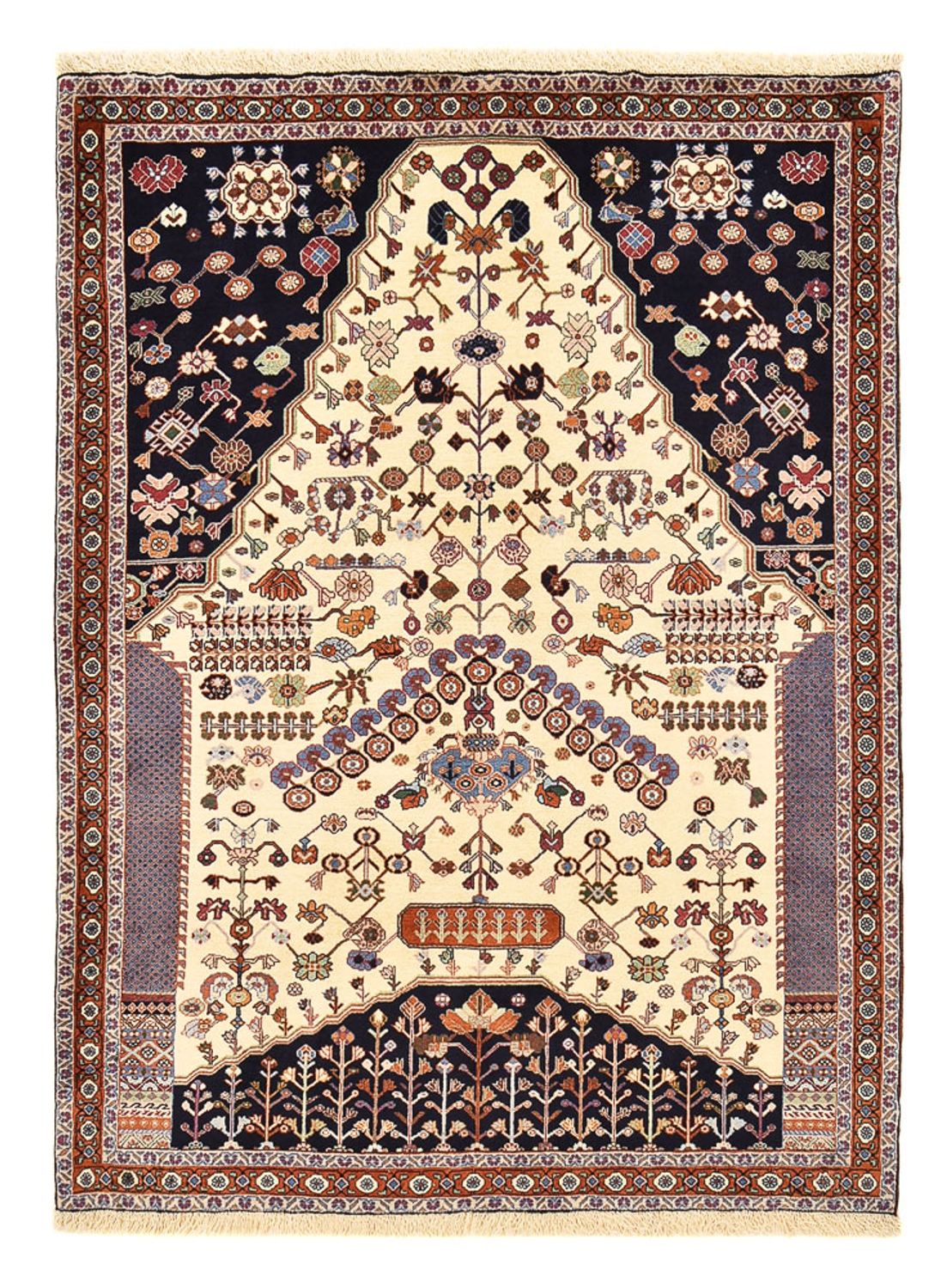 Gabbeh-matta - Kashkuli Persiska - 183 x 140 cm - flerfärgad