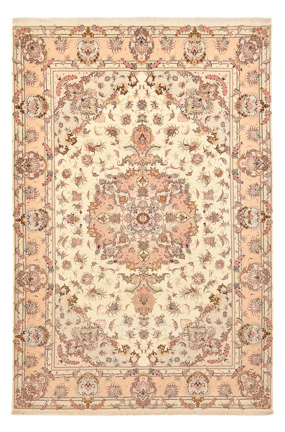 Persisk matta - Tabriz - Royal - 312 x 202 cm - mörk beige