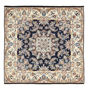 Persisk matta - Classic kvadrat  - 200 x 198 cm - mörkblå