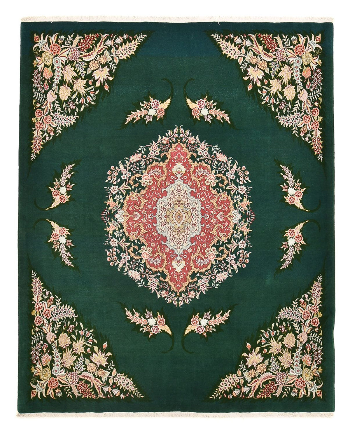 Persisk matta - Tabriz - Royal - 250 x 200 cm - grön