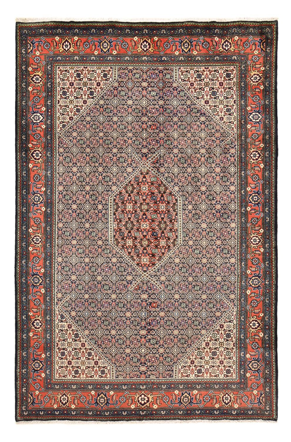 Persisk matta - Nomadic - 298 x 195 cm - mörk beige