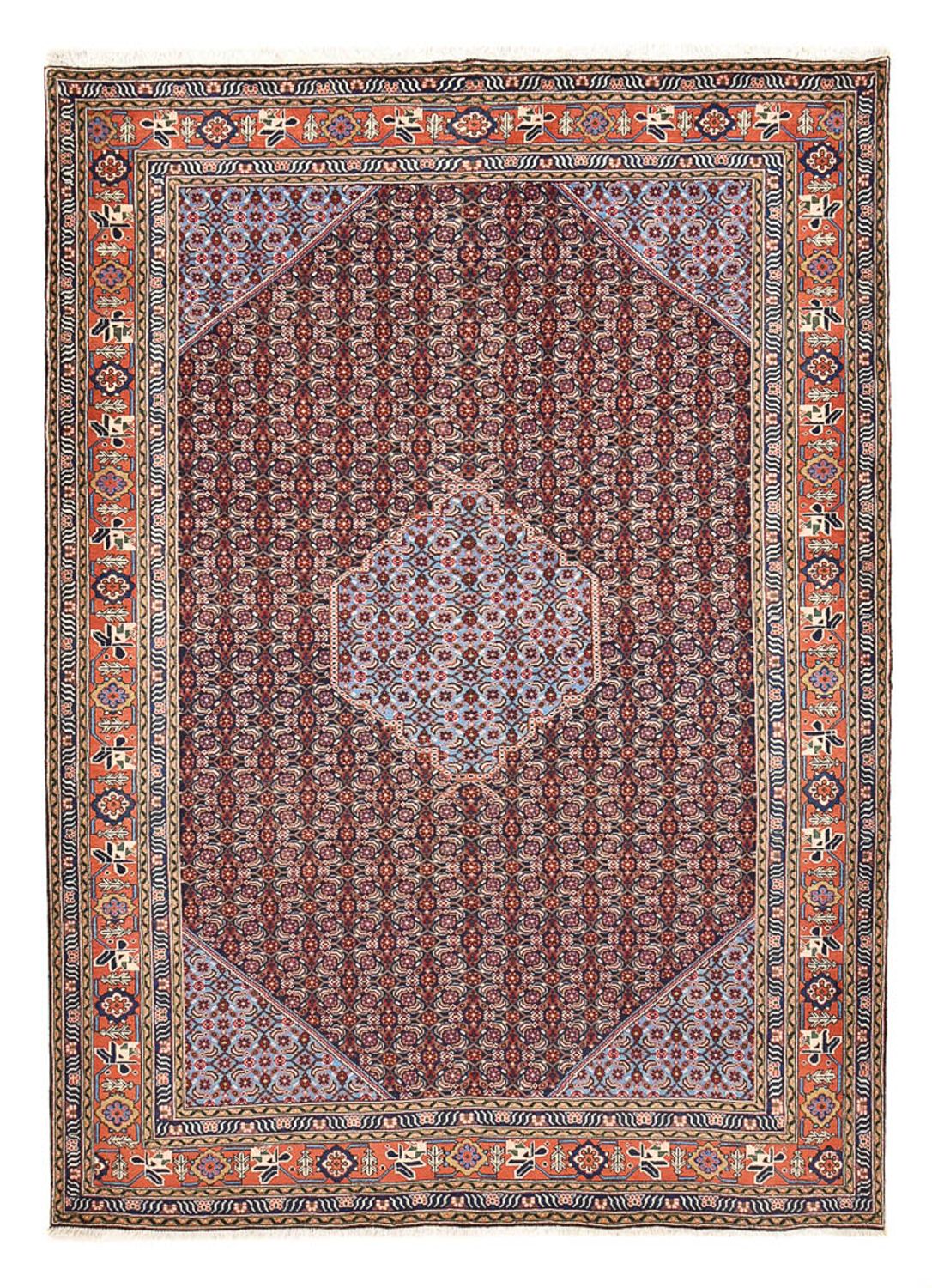 Persisk matta - Nomadic - 293 x 221 cm - mörk beige