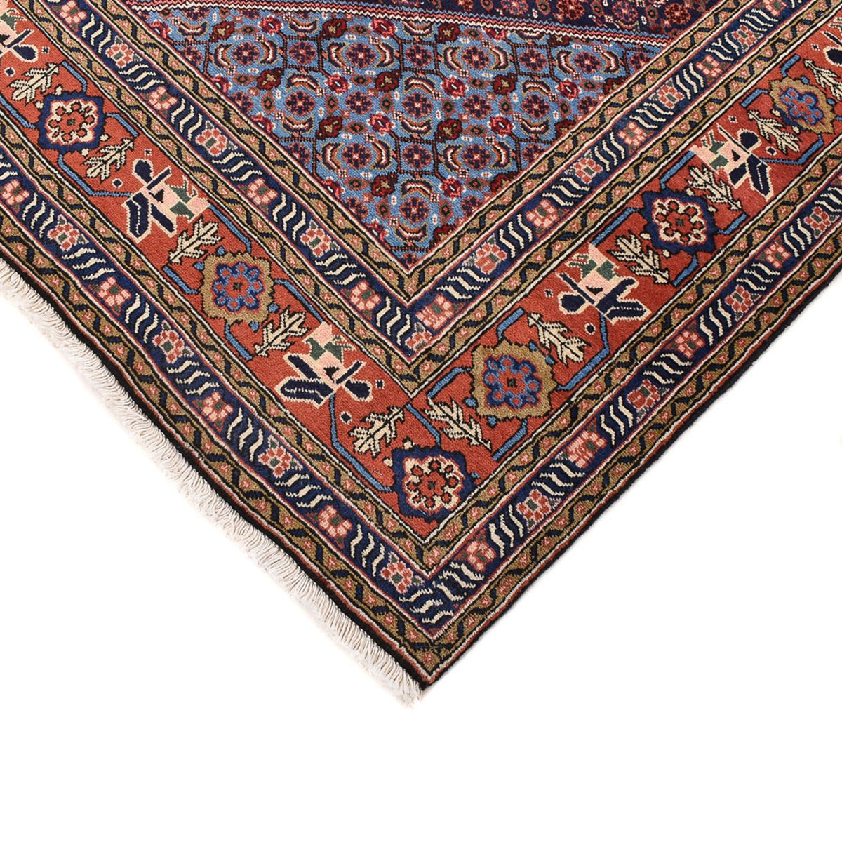 Persisk matta - Nomadic - 293 x 221 cm - mörk beige