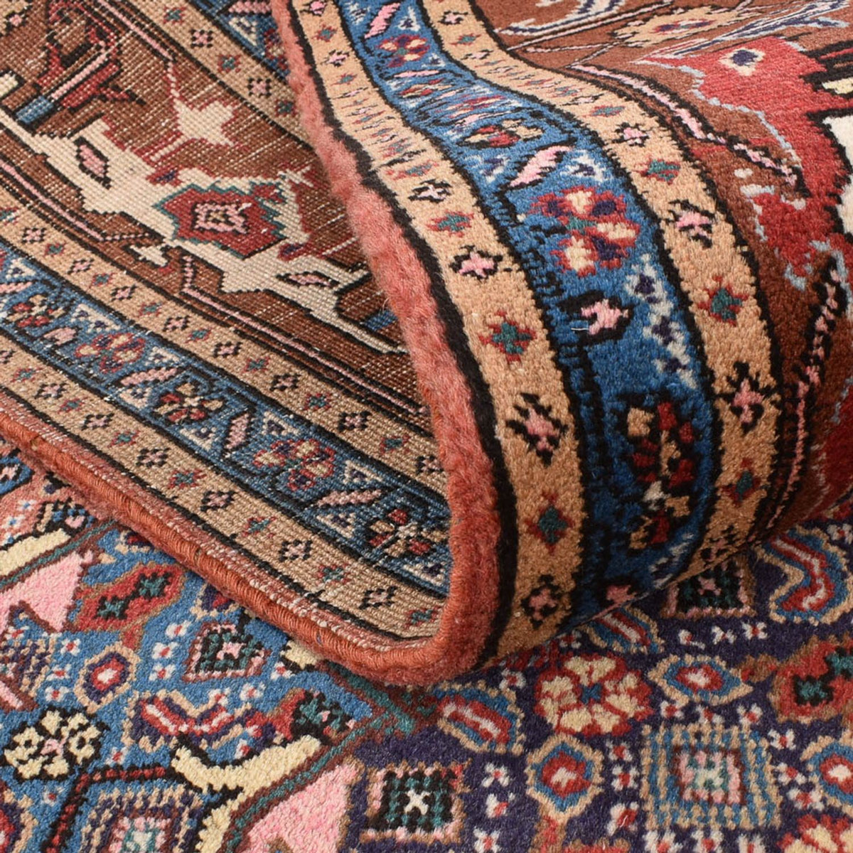 Persisk matta - Nomadic - 294 x 204 cm - havsblått