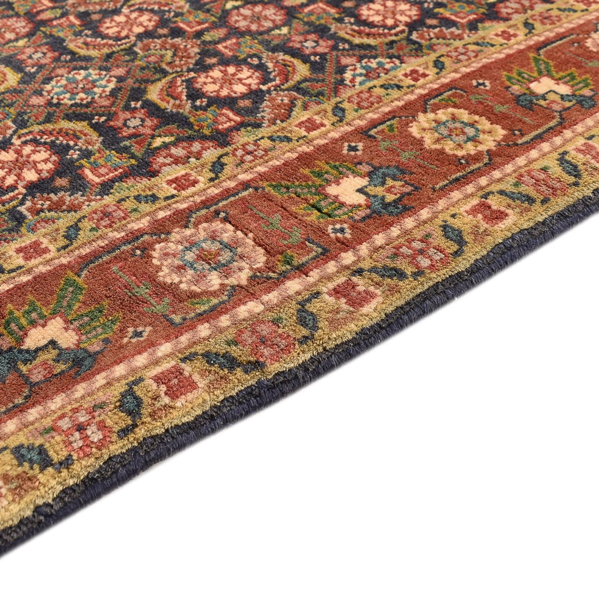 Persisk matta - Tabriz - 162 x 86 cm - mörk beige