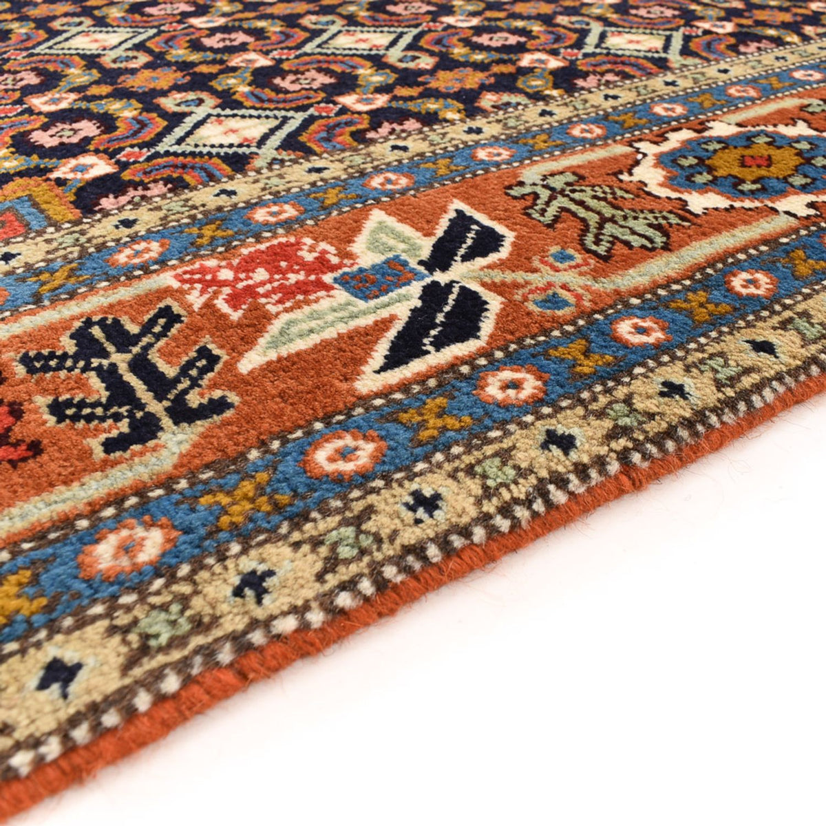 Persisk matta - Tabriz - 302 x 197 cm - mörk beige