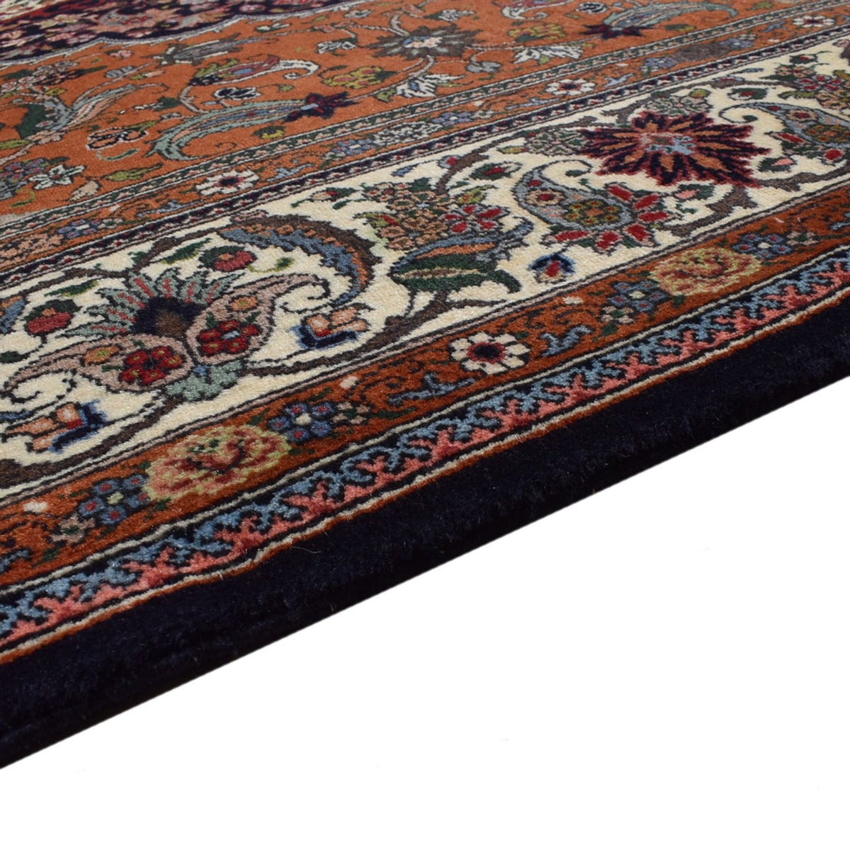 Persisk matta - Nomadic - 303 x 206 cm - mörkröd