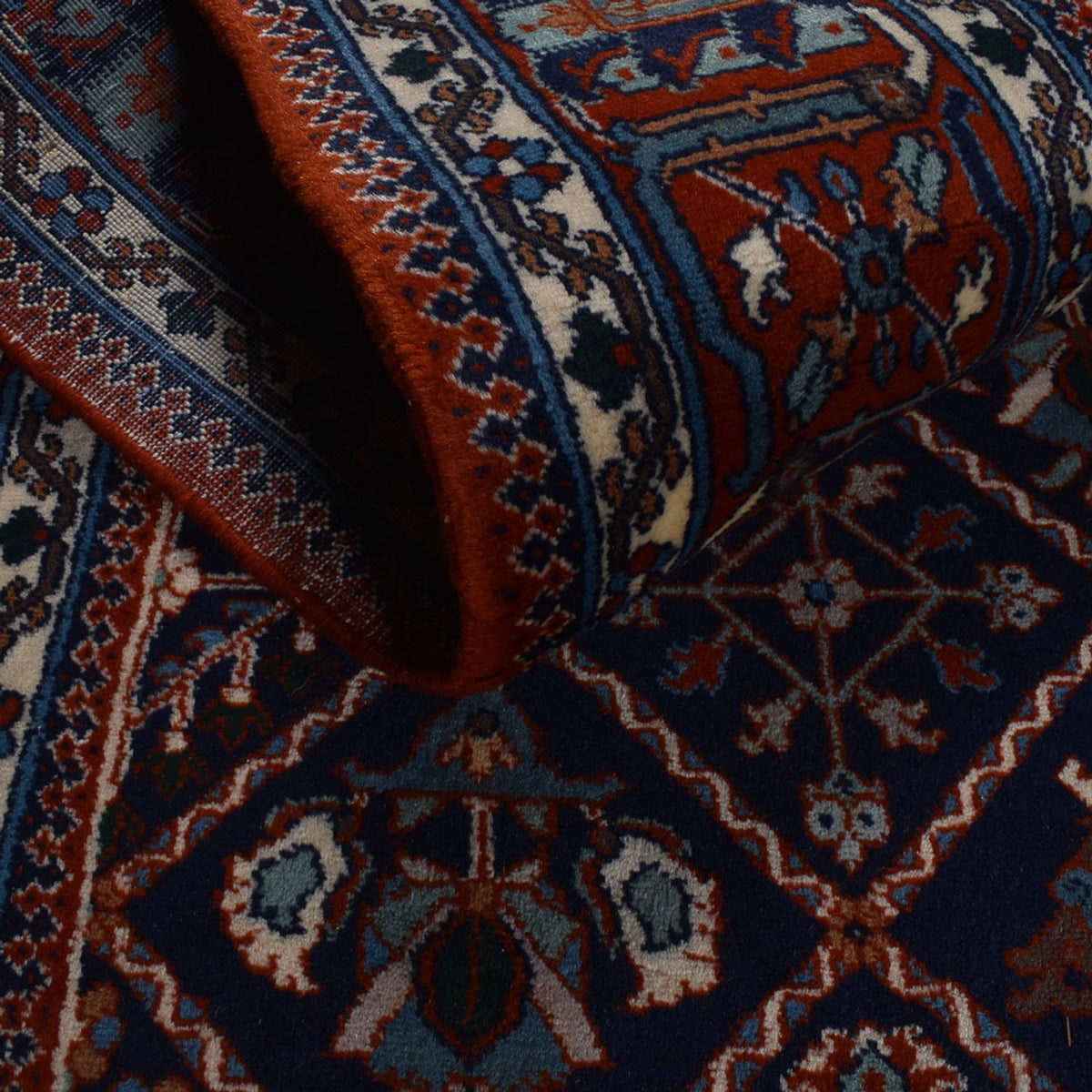 Persisk matta - Nomadic - 300 x 202 cm - rött vin