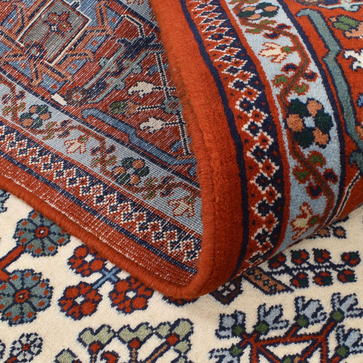 Persisk matta - Nomadic - 246 x 170 cm - grädde