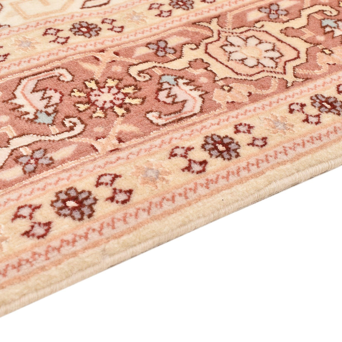 Persisk matta - Tabriz - Royal - 153 x 100 cm - ljusbeige