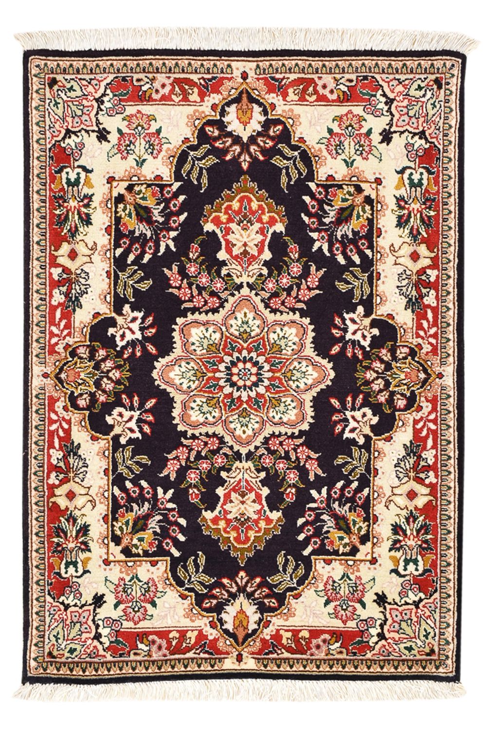 Persisk matta - Tabriz - Royal - 89 x 60 cm - flerfärgad