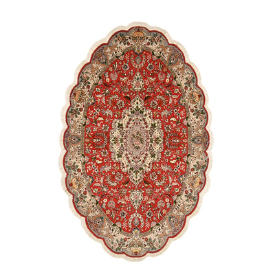 Persisk matta - Tabriz - Royal - 205 x 130 cm - röd