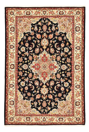 Persisk matta - Tabriz - Royal - 203 x 142 cm - mörkröd