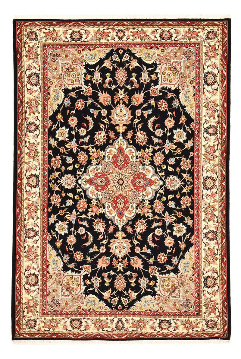 Persisk matta - Tabriz - Royal - 203 x 142 cm - mörkröd