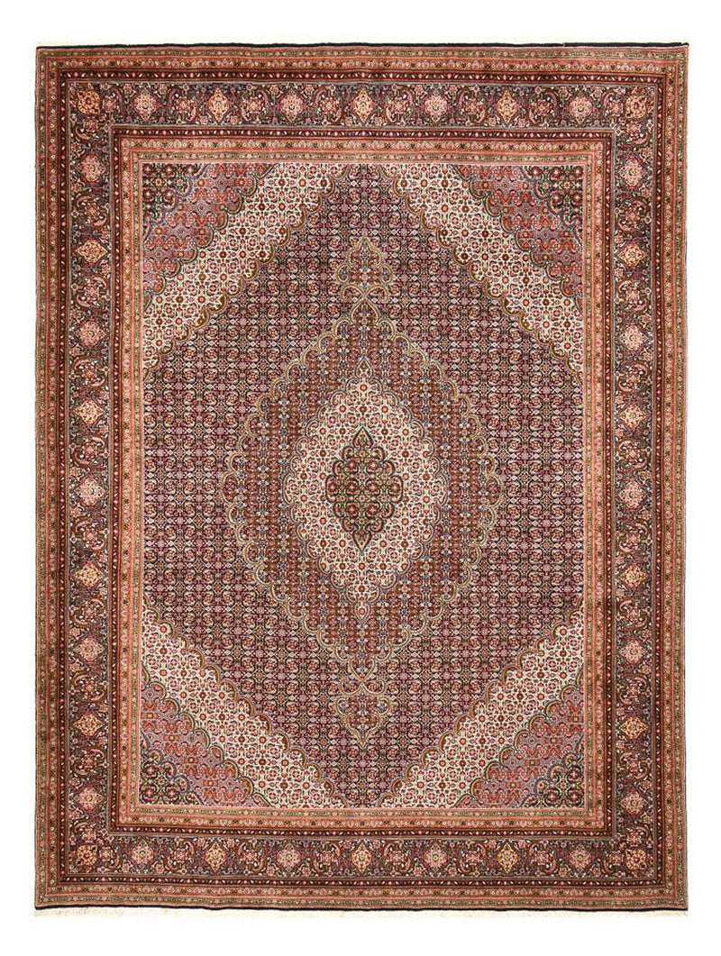 Persisk matta - Tabriz - Royal - 402 x 303 cm - mörk beige