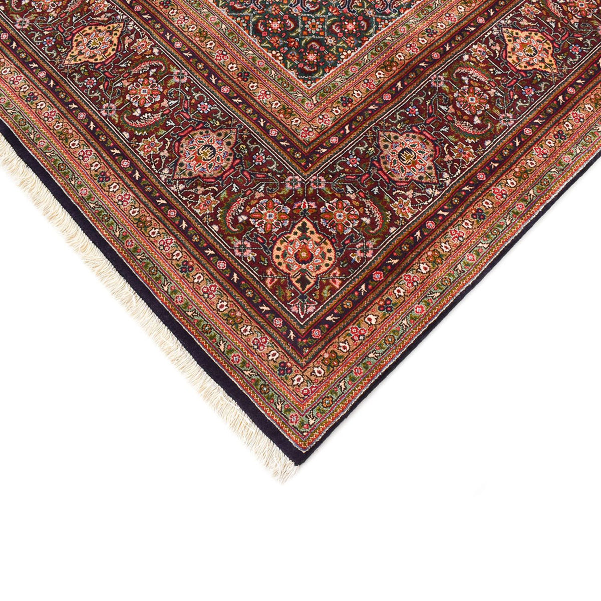 Persisk matta - Tabriz - Royal - 402 x 303 cm - mörk beige