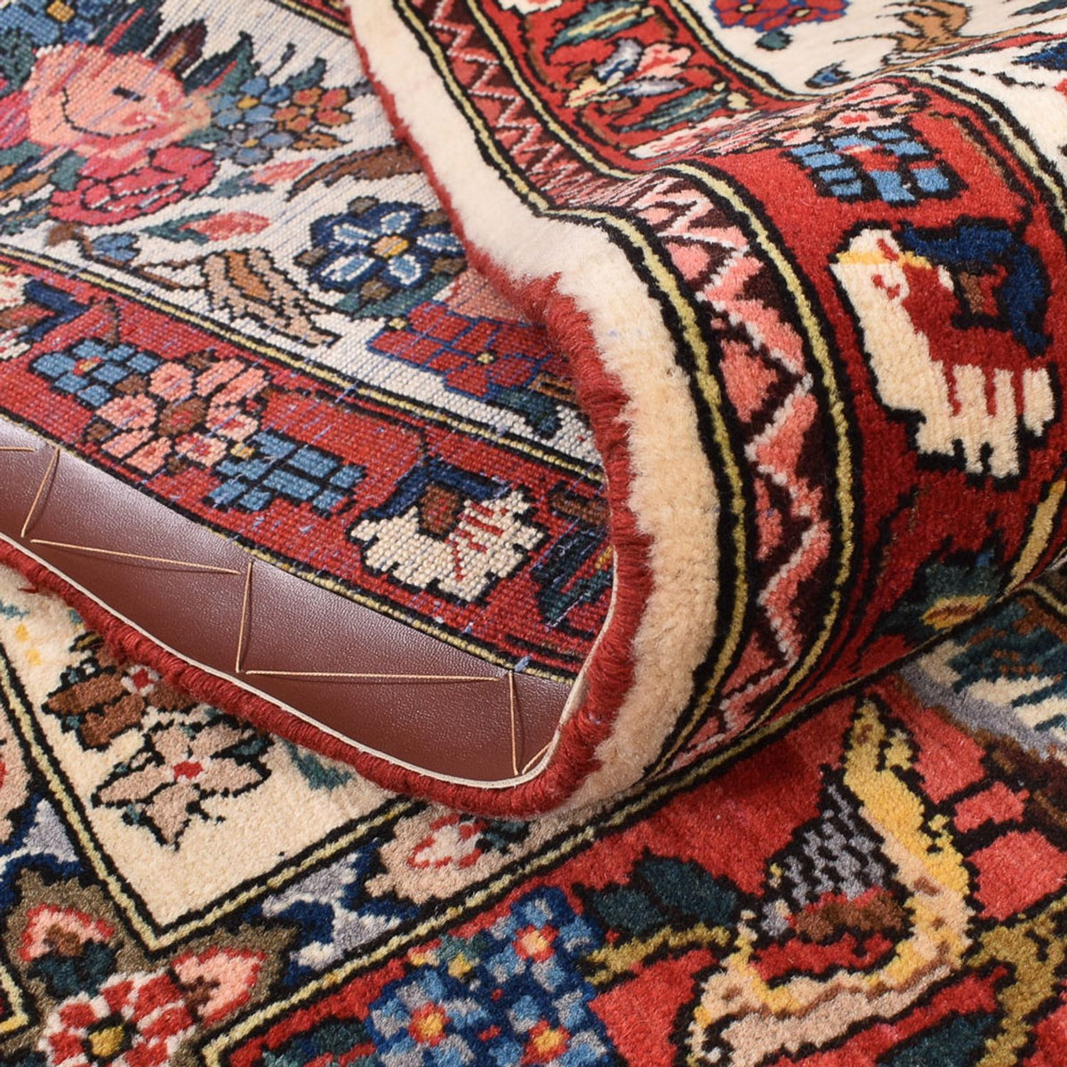 Persisk matta - Nomadic kvadrat  - 211 x 210 cm - flerfärgad